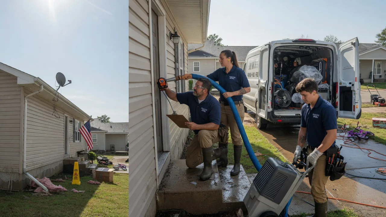 Ceiling Water Damage Restoration in Jonesboro, IL near me